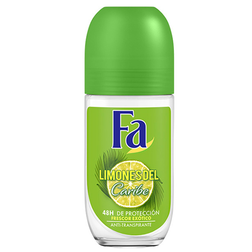 FA ROLL-ΟΝ (CARIBBEAN LEMON) 50ml - ΓΥΑΛΙΝΟ