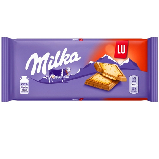 MILKA ΣΟΚΟΛΑΤΑ ΜΠΙΣΚΟΤΟ LU 87gr.