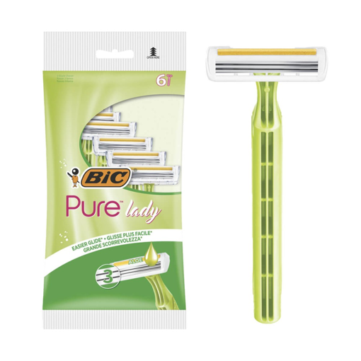 BIC ΞΥΡΑΦΑΚΙΑ PURE LADY ALOE VERA 6TMX