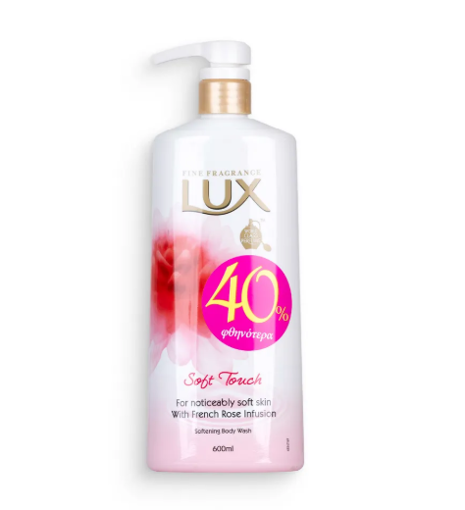 LUX ΑΦΡΟΛΟΥΤΡΟ 600ml - (SOFT TOUCH) (-40%)