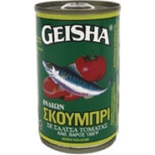 GEISHA ΣΚΟΥΜΠΡΙ ΣΕ ΣΑΛΤΣΑ ΤΟΜΑΤΑΣ 155gr Σ24 
