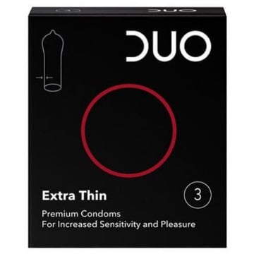 DUO ΠΡΟΦΥΛΑΚΤΙΚΑ EXTRA THIN (ΠΟΛΥ ΛΕΠΤΑ) 3ΤΜΧ