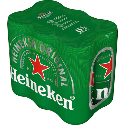 HEINEKEN ΜΠΥΡΑ ΚΟΥΤΙ 330ml - (6 PACK)