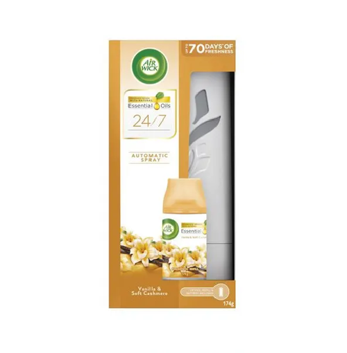 AIRWICK FRESH MATIC ΣΥΣΚΕΥΗ + ΑΝΤ/ΚΟ - (VANILLA & SANDALWOOD)