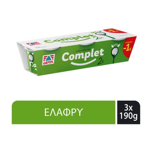ΔΕΛΤΑ ΓΙΑΟΥΡΤΙ COMPETE 2% (3x190gr)