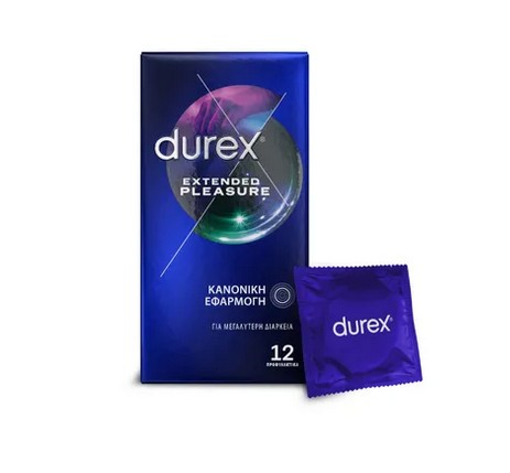 DUREX ΠΡΟΦΥΛΑΚΤΙΚΑ (12τεμ.) - (EXTENDED PLEASURE)