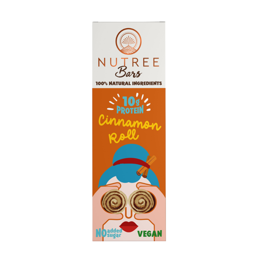 NUTREE BARS CINNAMON ROLL 50g