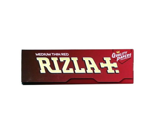 RIZLA ΧΑΡΤΑΚΙ MEDIUM THIN RED 1τμχ.
