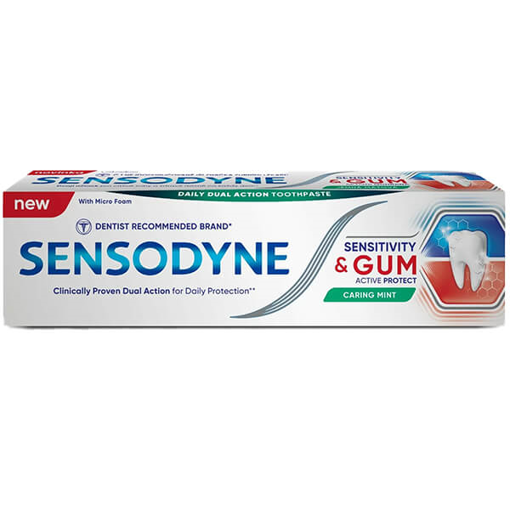SENSODYNE SENSITIVITY & GUM 75ml - (CARING MINT) (ΟΔΟΝΤΟΚΡΕΜΑ)