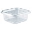 ΣΚΕΥΟΣ PP ΤΕΤΡΑΓΩΝΟ ΔΙΑΦΑΝΕΣ 750gr. (FT282-750) - 50τεμ. - (LUX PLAST)