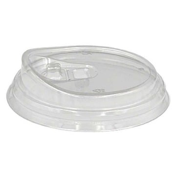 ΚΑΠΑΚΙ FLAT (100τεμ.) - (ΓΙΑ ΧΑΡΤΙΝO 14-16oz) (90mm) - (SIP LOCK NEW) - (PET)