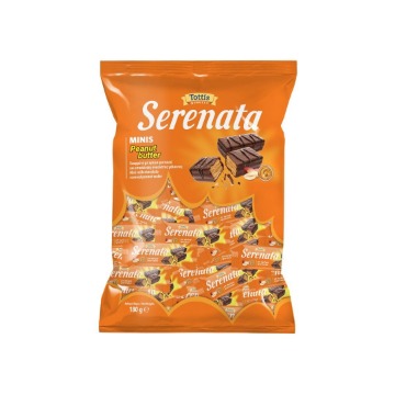 SERENATA ΓΚΟΦΡΕΤΑΚΙΑ MINIS 180g - (PEANUT BUTTER) ΣΑΚΟΥΛΑ