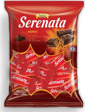SERENATA ΓΚΟΦΡΕΤΑ 180g - (MINIS/ΣΟΚΟΛΑΤΑ ΓΑΛΑΚΤΟΣ) ΣΑΚΟΥΛΑ