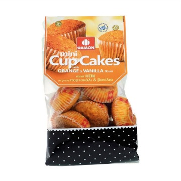 ΦΑΙΔΩΝ CUP CAKE ΜΙΝΙ ΠΟΡΤΟΚΑΛΙ ΒΑΝΙΛΙΑ 200gr