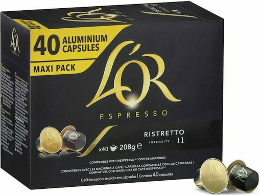 LOR CAPS ESPRESSO 40τεμ. - (ALUMINIUM CAPS UTZ SG)