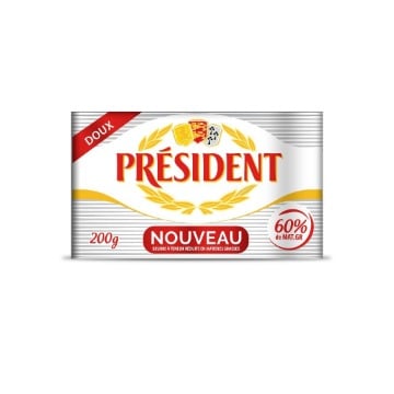 PRESIDENT ΒΟΥΤΗΡΟ ΑΝΑΛΑΤΟ 60% ΛΙΠΑΡΑ 200g