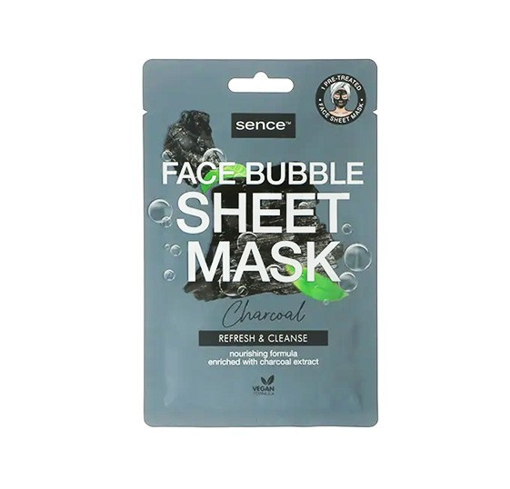 SENCE ΜΑΣΚΑ ΠΡΟΣΩΠΟΥ CHARCOAL FACE BUBBLE SHEET 20ml