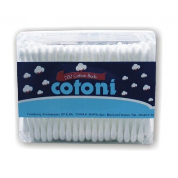 COTONI ΜΠΑΤΟΝΕΤΕΣ 200τεμ. - (KAΣETINA)