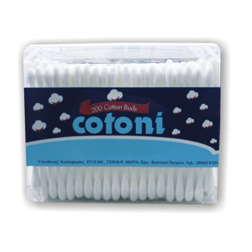 COTONI ΜΠΑΤΟΝΕΤΕΣ 200τεμ. - (KAΣETINA)