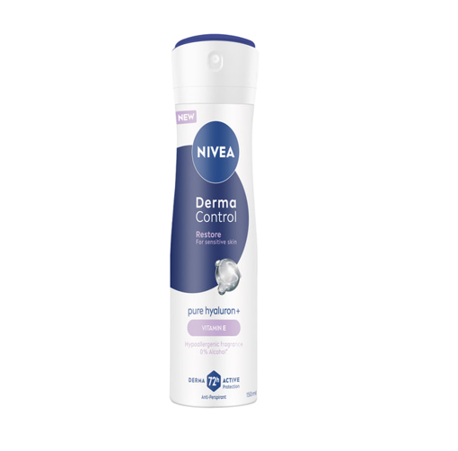 NIVEA DERMA CONTROL SPRAY 72H 150ml - (RESTORE)