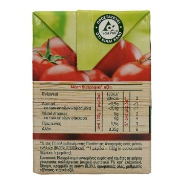 PUMMARO PASSATA 520gr. - (ΜΕ ΚΡΕΜΜΥΔΙ)
