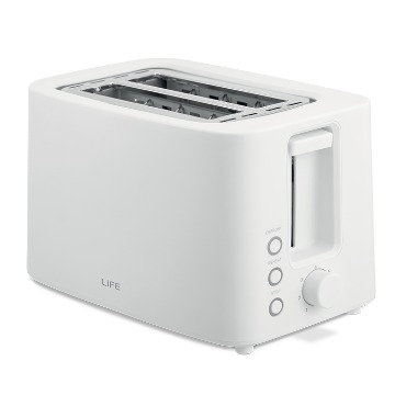 ΦΡΥΓΑΝΙΕΡΑ 2 ΘΕΣΕΩΝ LIFE CRUNCHY WHITE 750W