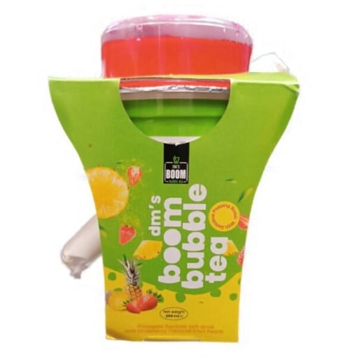 BOOM BUBBLE TEA 250ml ΑΝΑΝΑΣ ΜΕ ΦΡΑΟΥΛΑ