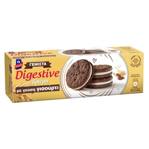 ΑΛΛΑΤΙΝΗ ΜΠΙΣΚΟΤΑ DIGESTIVE ΜΕ ΒΡΩΜΗ&ΓΙΑΟΥΡΤΙ 250gr Σ12 