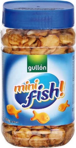 GULLON CRACKERS MINI FISH 350gr Σ12 