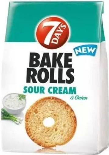 MINI BAKE ROLLS 150g - (SOUR CREAM & ONION)