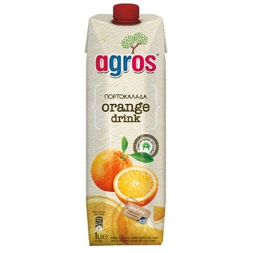 AGROS ΧΥΜΟΣ 1lit - (ΠΟΡΤΟΚΑΛΑΔΑ)