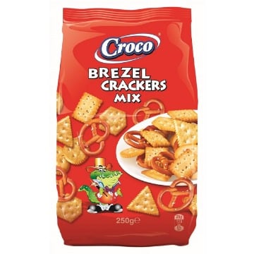 CROCO CRACKERS 250gr. - (BREZEL MIX)