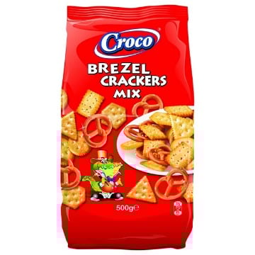 CROCO CRACKERS 500gr. - (BREZEL MIX)