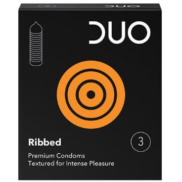 DUO RIBBED ΠΡΟΦΥΛΑΚΤΙΚΑ ΜΕ ΡΑΒΔΩΣΕΙΣ 3τμχ