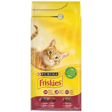 FRISKIES ΓΑΤΟΤΡΟΦΗ 2kg - (MANZO-POLLO-VERDURE)