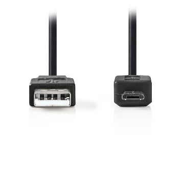 ΚΑΛΩΔΙΟ USB HIGH-SPEED A - MICRO B USB 1m NEDIS CCGP60500BK10