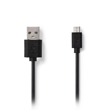 ΚΑΛΩΔΙΟ USB HIGH-SPEED A - MICRO USB 2m NEDIS CCGT60500BK20