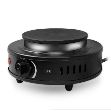 ΕΠΙΤΡΑΠΕΖΙΑ ΗΛΕΚΤΡΙΚΗ ΕΣΤΙΑ 500W LIFE MATAKI BLACK