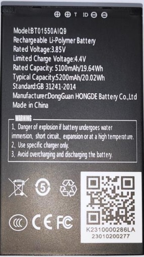 MOVFAST ΜΠΑΤΑΡΙΑ LI-ION 5200mAh, ΓΙΑ Τ8 RANGER 1 FUNCTION, 3,85V