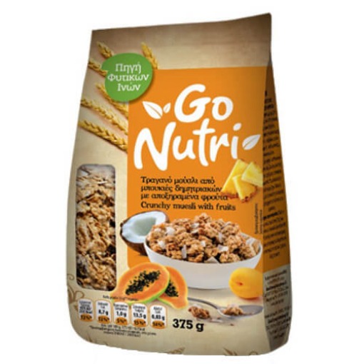 GO NUTRI ΔΗΜΗΤΡΙΑΚΑ 375gr. - (ΑΠΟΞΗΡΑΜΕΝΑ ΦΡΟΥΤΑ)