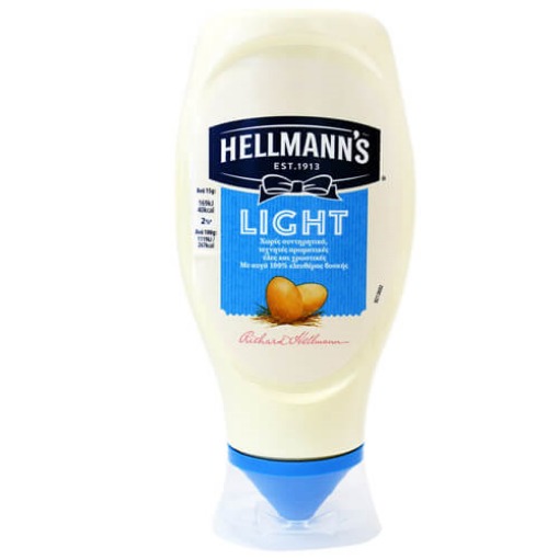 HELLMANNS LIGHT ΜΑΓΙΟΝΕΖΑ TOP DOWN 430ml
