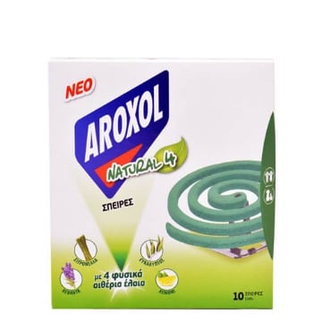 AROXOL NATURAL ΣΠΕΙΡΕΣ ΦΙΔΑΚΙ - (10τεμ.)
