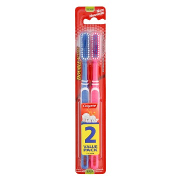 COLGATE ΟΔΟΝΤΟΒΟΥΡΤΣΑ (DOUBLE ACTION) (2τμχ)
