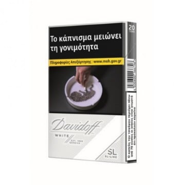 ΤΣΙΓΑΡΑ DAVIDOFF WHITE SLΙΜ 20TMX