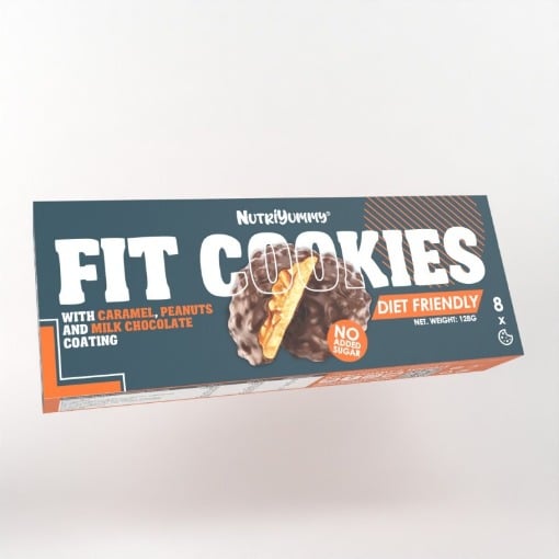 NUTRIYUMMY COOKIE PEANUT CARAMEL 128g