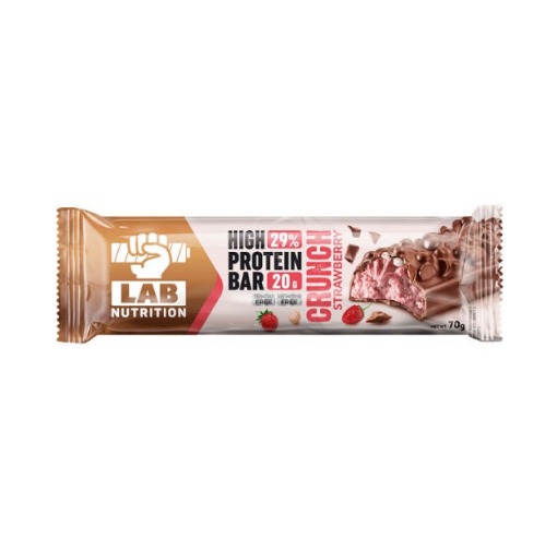 LAB NUTRITION ΜΠΑΡΑ ΠΡΩΤΕΙΝΗΣ 70g - (CRUNCH STRAWBERRY)