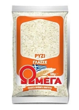 ΩΜΕΓΑ ΡΥΖΙ ΓΛΑΣΣΕ 500gr.