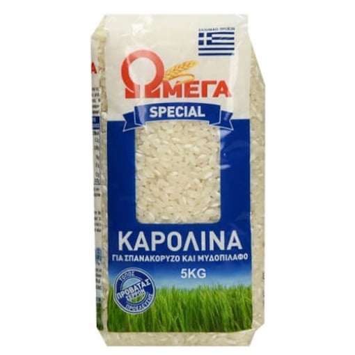 ΩΜΕΓΑ ΡΥΖΙ ΚΑΡΟΛΙΝΑ 5 Kg. - (Ε.Ε.)