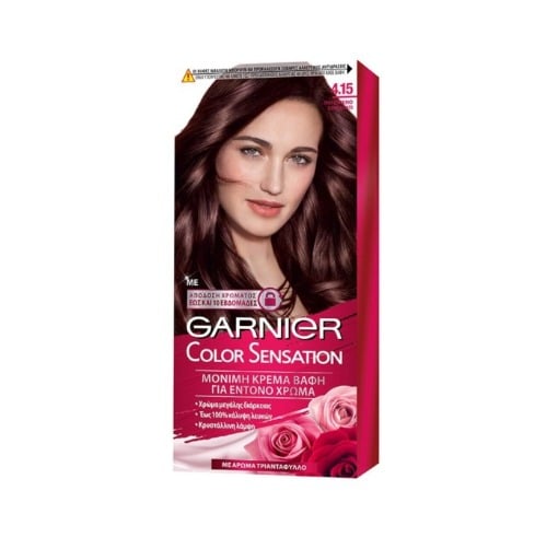 GARNIER COLOUR SENSATION 4.15 ΠΑΓΩΜΕΝΟ ΣΟΚΟΛΑΤΙ 40ml